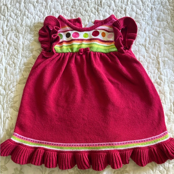 Gymboree Red Pleated Sundress with Flutter Sleeves - Picture 1 of 3